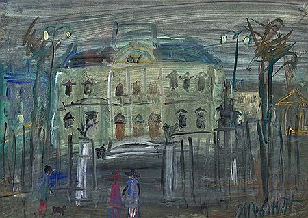 Sovereign house at night by Alexandre Rochat - Auction record, sale price, and art valuation. Compare with similar artists and explore comparable artworks.