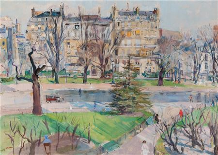 At the Edge of a Park in Paris