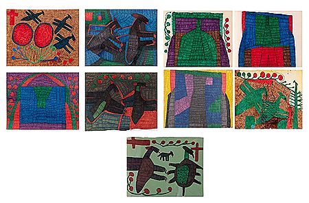 Untitled: eight works, one double-sided