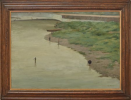Fishing on the Arno