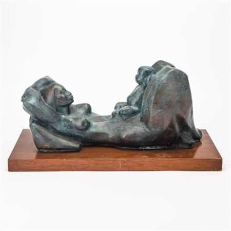 Sample artwork by Olger Villegas Cruz (Born 1934), known for sculpture - View similar artists and auction records