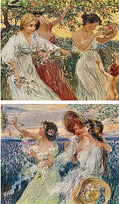 Sample artwork by Emil Czech (1862 - 1929), known for landscape, architectural views, and decorative painting - View similar artists and auction records