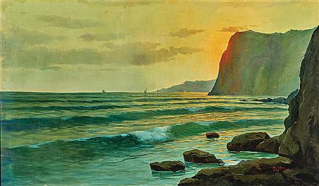 The coast in Capri by Cavalier Michele Federico - Auction record, sale price, and art valuation. Compare with similar artists and explore comparable artworks.