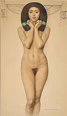 Female Nude, standing