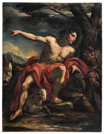 Saint John the Baptist by Giovanni Battista Beinaschi - Auction record, sale price, and art valuation. Compare with similar artists and explore comparable artworks.