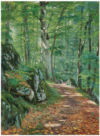 A Forest Path by Stanislav Lolek - Auction record, sale price, and art valuation. Compare with similar artists and explore comparable artworks.