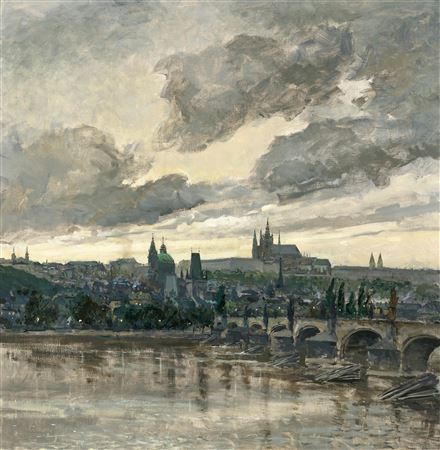 A View of Prague by Viktor Oliva - Auction record, sale price, and art valuation. Compare with similar artists and explore comparable artworks.