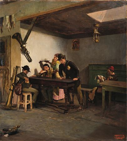 Travelling Musicians in a Tavern (Suonatori ambulanti all’Osteria)