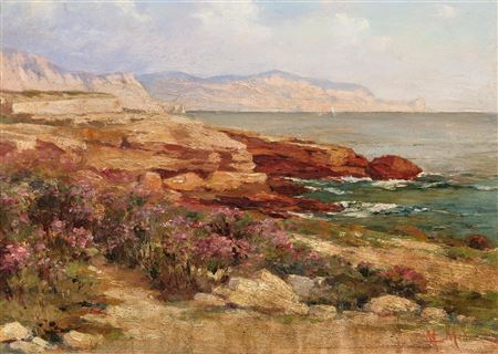 A Landscape near Peljesac on the Dalmatian Coast