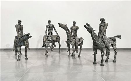 The four Horsemen of the Apocalypse: Death, War, Famine, Conquest by Rik Poot - Auction record, sale price, and art valuation. Compare with similar artists and explore comparable artworks.