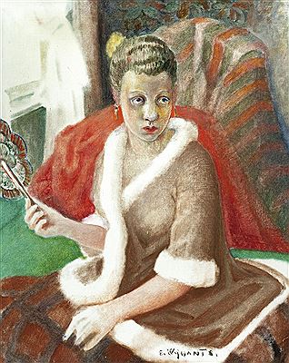 Lady with fan