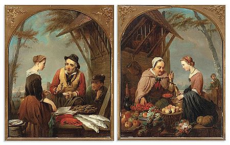 The fruit vendor & The fishmonger (2)