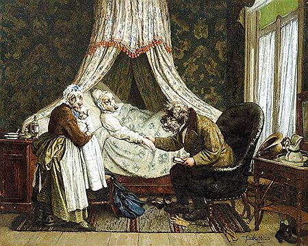 The doctor's visit by Jan Stobbaerts - Auction record, sale price, and art valuation. Compare with similar artists and explore comparable artworks.