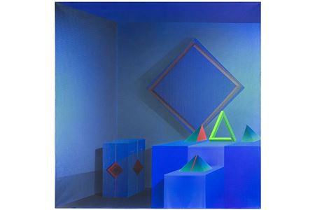 Abstracte compositie ("variatie Blauw") : "La tentation ..." by Willy Plompen - Auction record, sale price, and art valuation. Compare with similar artists and explore comparable artworks.