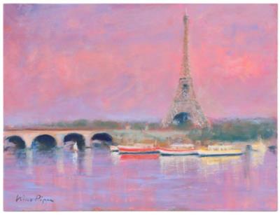 "Paris - Eiffel Tower from Rive Droite," 2018