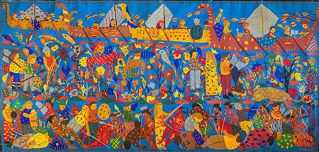 Carton for the tapestry Les Vikings, 1966