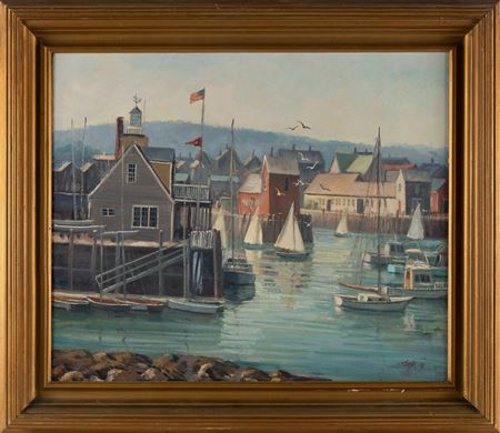 View Of Rockport Harbor Including Motif #1