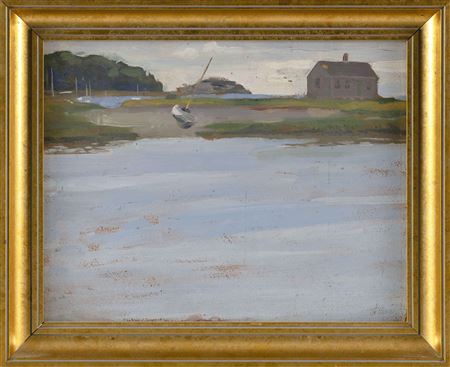 Harbor Scene" (Chatham, Cape Cod, Massachusetts).
