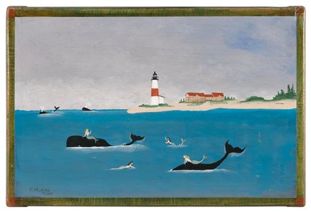 "Whales + Mermaids Off Sankaty Light"
