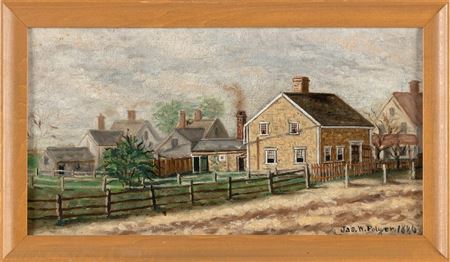 Nantucket homestead, possibly the home of Captain Benjamin Whitford Joy.