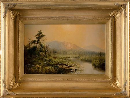 "Morning in the Adirondacks".