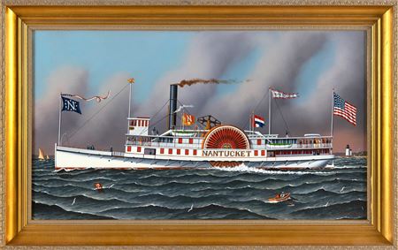 The paddle steamer Nantucket.