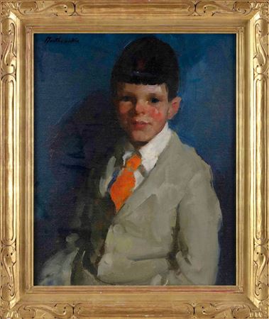 "Young Boy with Blue Eyes".