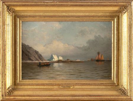 Fishing off the coast, likely Labrador.