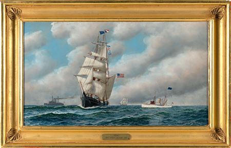 Portrait of the American ship Naiad,