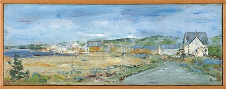 "October Morning" (Mayo Beach, Wellfleet, Massachusetts).