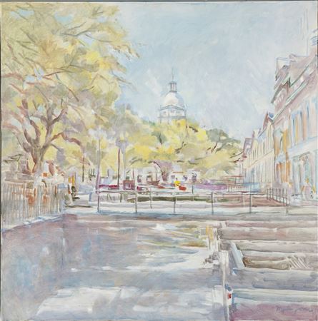 Savannah City Hall and Factors Walk
