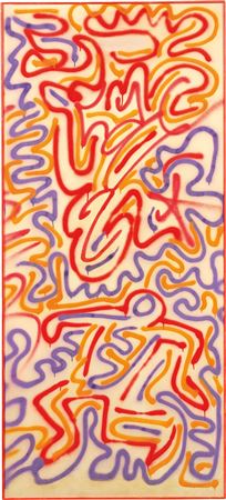 Untitled, 1984 by Keith Haring & Angel Ortiz LA II - Auction record, sale price, and art valuation. Compare with similar artists and explore comparable artworks.