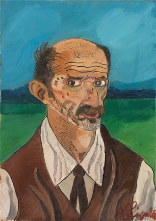 Self-Portrait with Tie