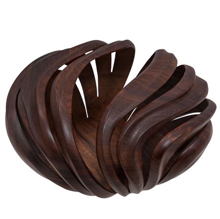 Sample artwork by William A Hunter (Born 1947), known for abstract turned-wood vessels - View similar artists and auction records