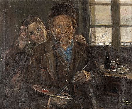 The painter and the model