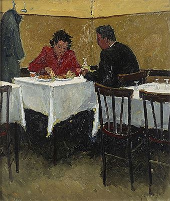 At table