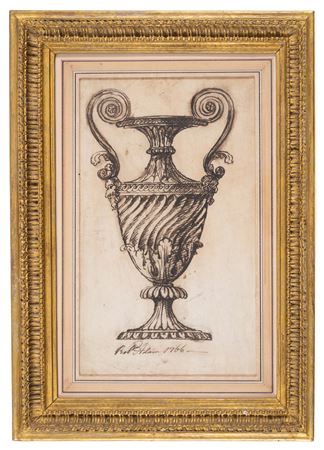 Preliminary design for an urn in the dining room at Osterley Park, Middlesex