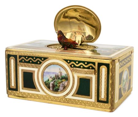Automaton Singing Bird Box