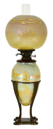 Favrile Glass Decorated Table Lamp