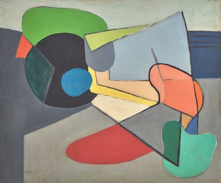 Abstraction with Blue Dot