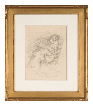 Lady at a Fireplace