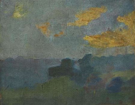 Landscape with Blue Sky