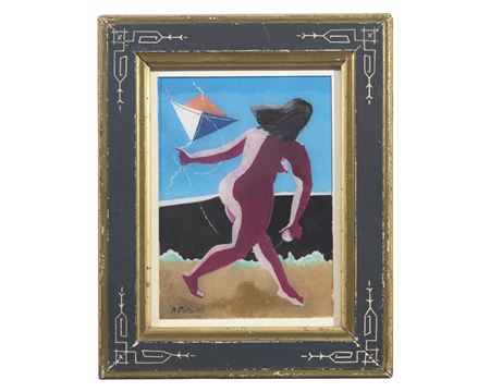 Nude Flying Kite by Angelo Pinto - Auction record, sale price, and art valuation. Compare with similar artists and explore comparable artworks.