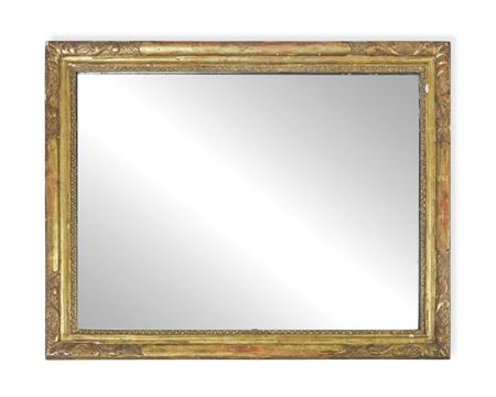 Framed giltwood mirror