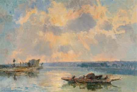 Le Bac de la Bouille, Le Matin, 1912