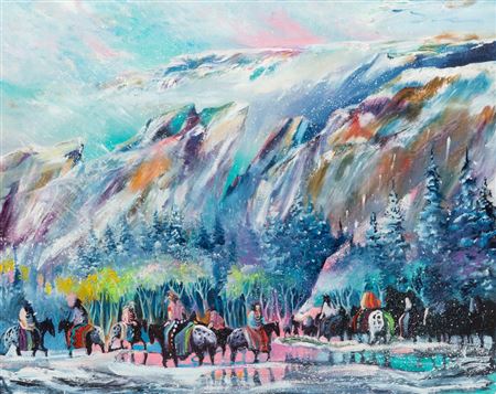 Blizzard Along the Flatirons , 1992
