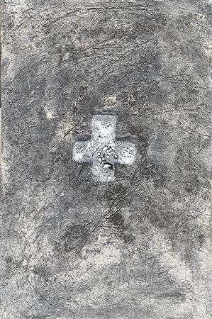 Sample artwork by Luc Hoenraet (1941 - 2023), known for materialist painter, lyrical abstract style - View similar artists and auction records