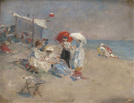Sommerfrische am Strand in Grado