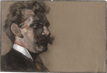 Self-portrait of the artist