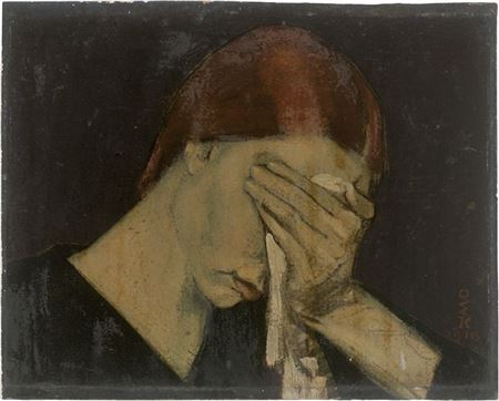 Sample artwork by Ottilie Wilhelmine Roederstein (1859 - 1937), known for portrait and still life painting - View similar artists and auction records